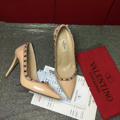 Valentino Shallow mouth stiletto heel Shoes Women--017